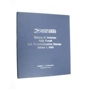 USPS Kelp Forest Commemorative Stamps Senator Liberman 2009 Vintage Collectable